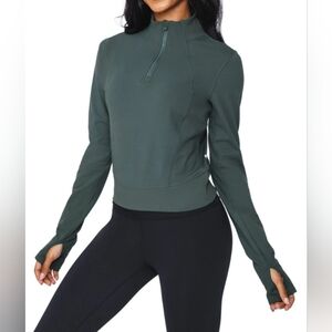 90 degrees By Reflex Carbon Run & Flow Half-zip Jacket